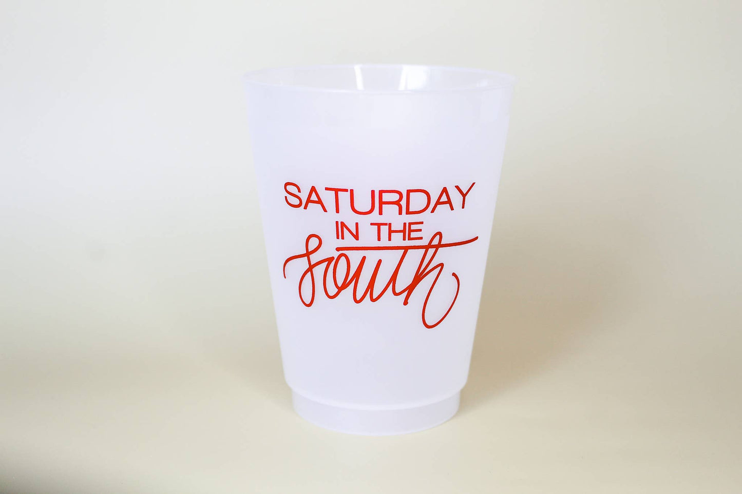 Saturday in the South RED | FrostFlex 16oz Set of 8 Cups