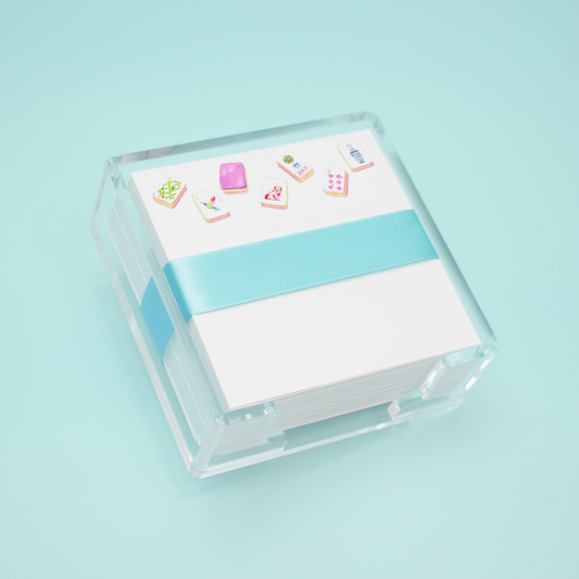 Mahjong Tiles Desk Set