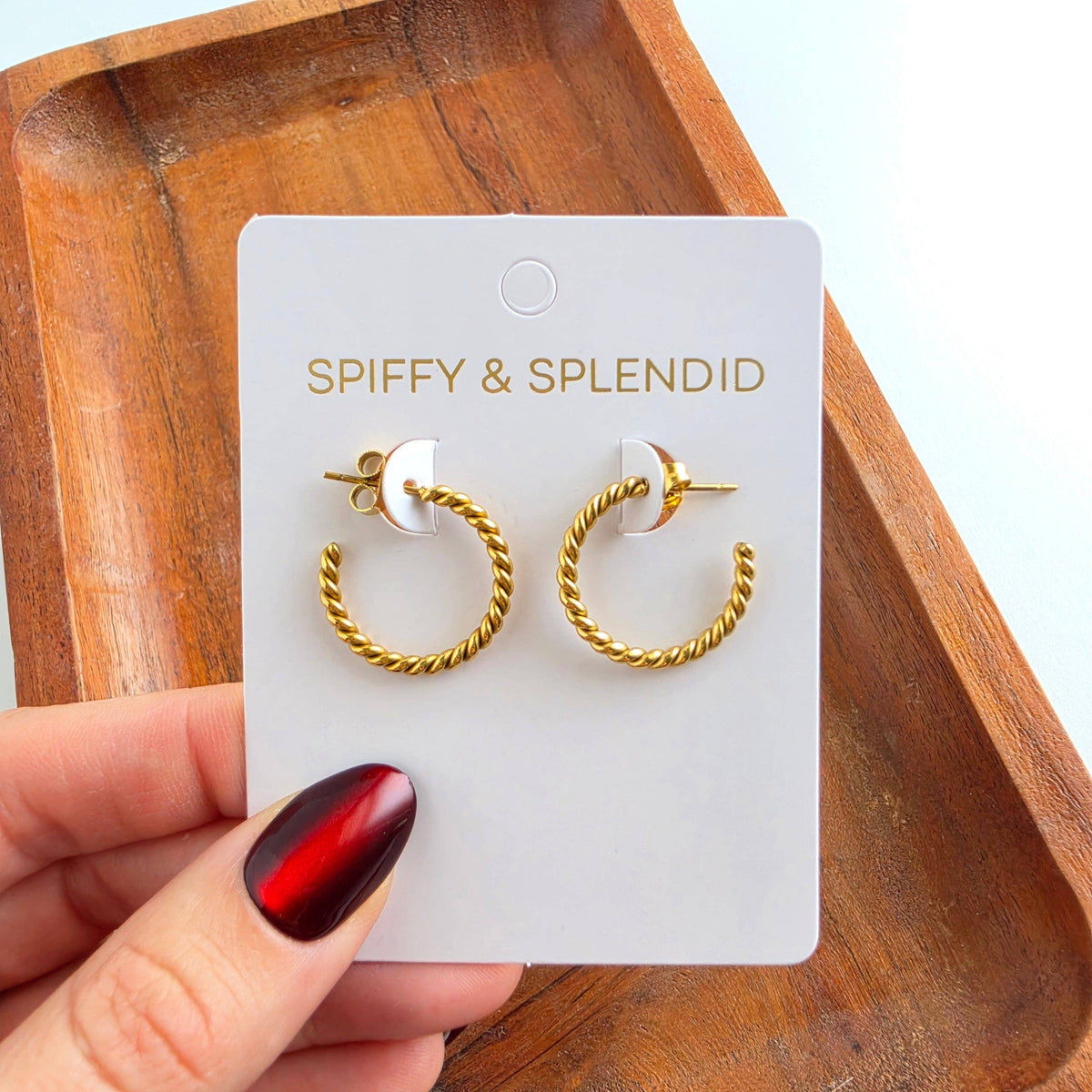 Luxe Harlow Hoops - Gold