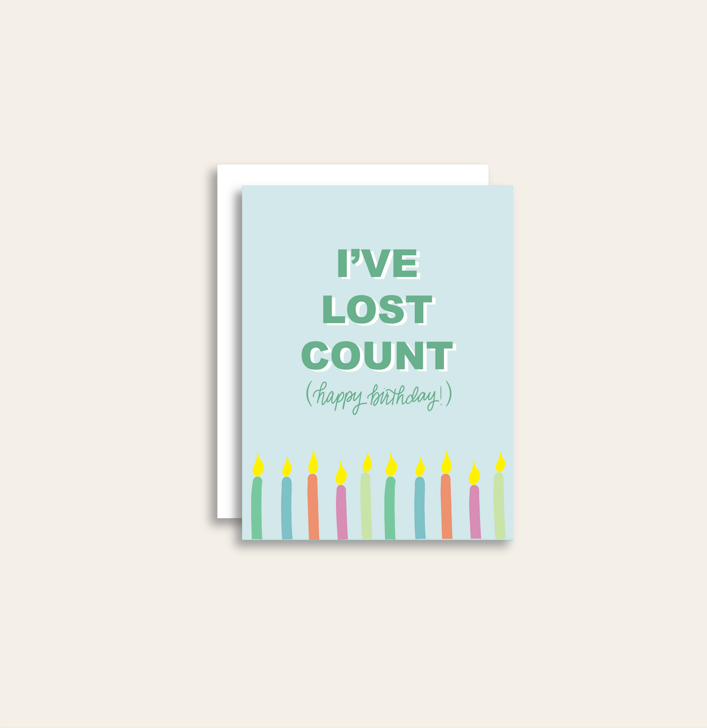 I've Lost Count Happy Birthday Card