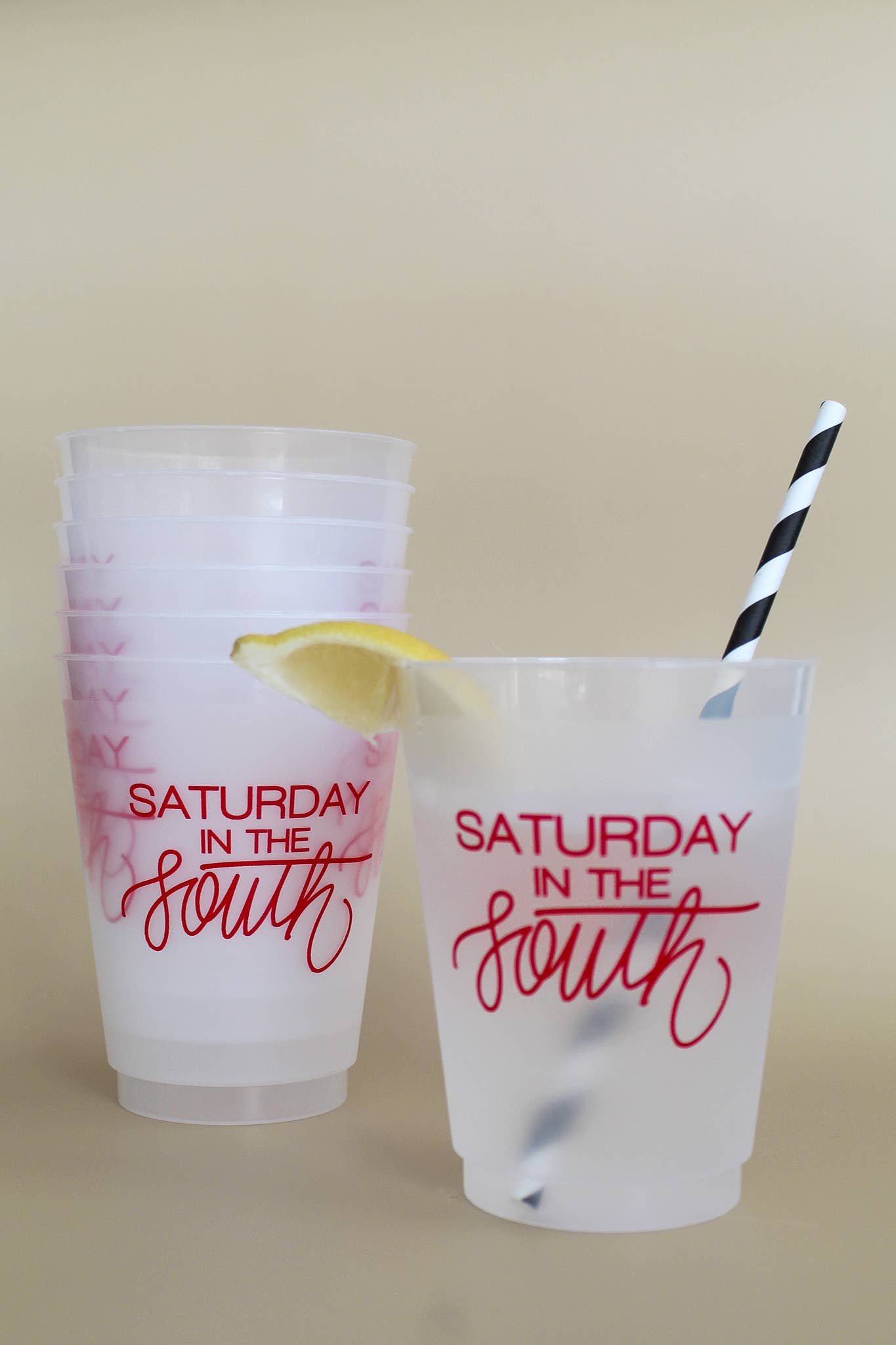 Saturday in the South RED | FrostFlex 16oz Set of 8 Cups