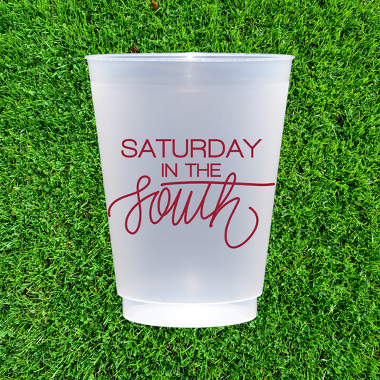 Saturday in the South RED | FrostFlex 16oz Set of 8 Cups