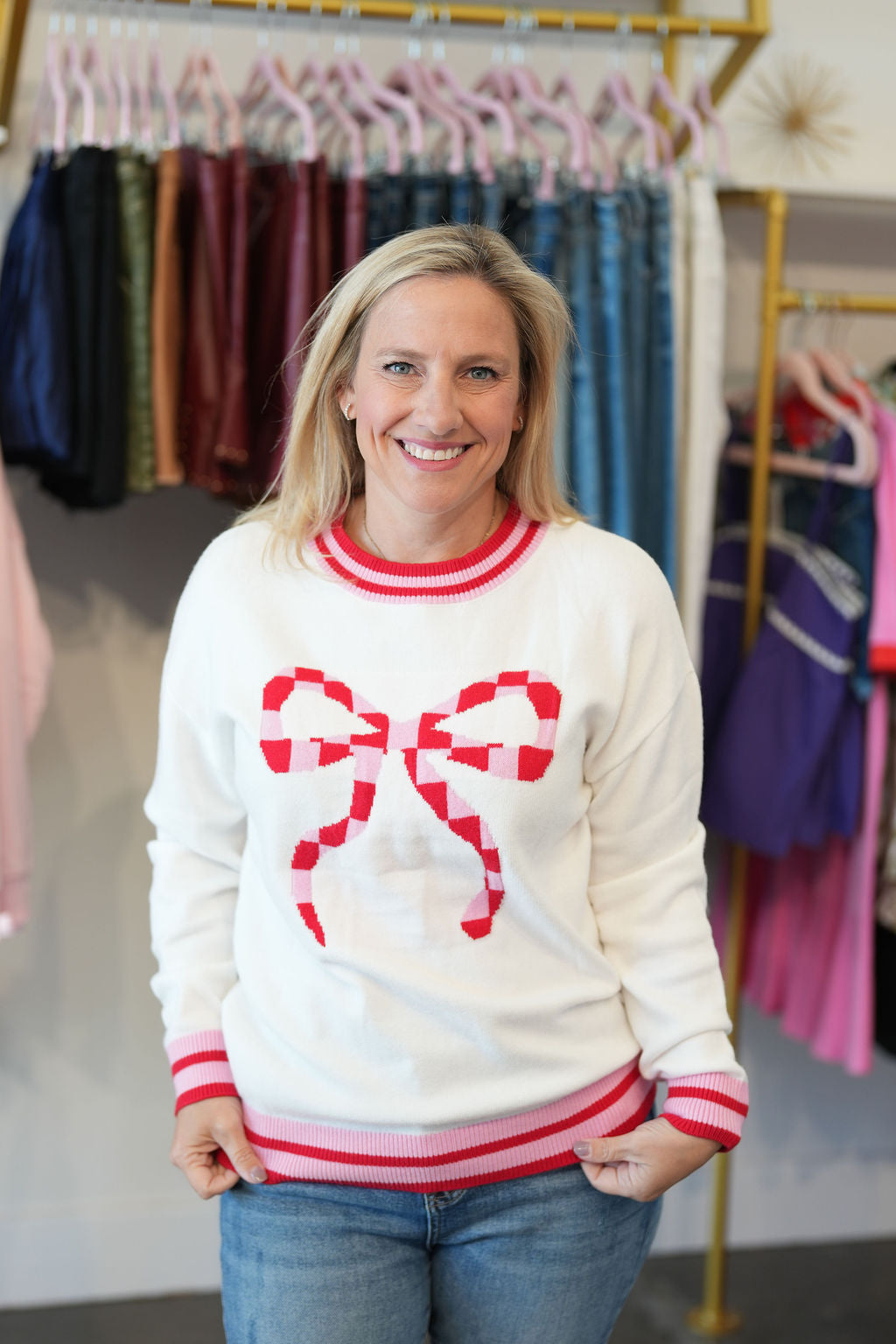 Pink Sparkles Sweater