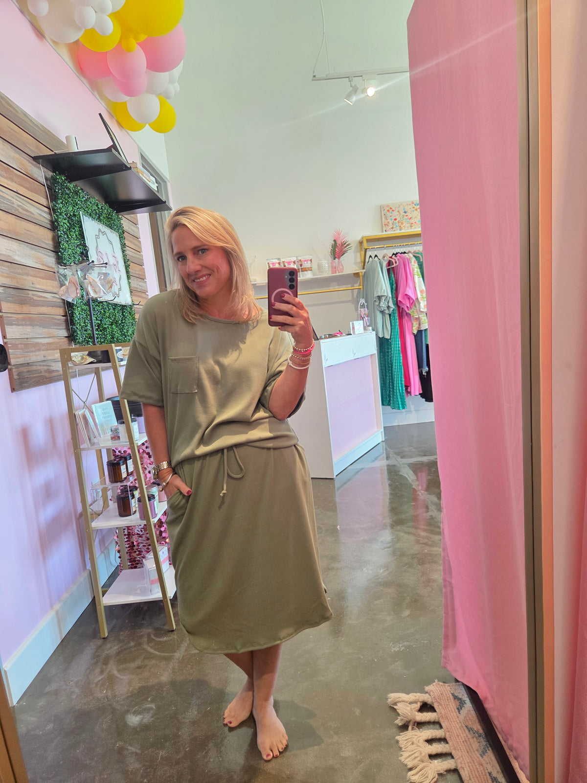 In The Know Skirt Set