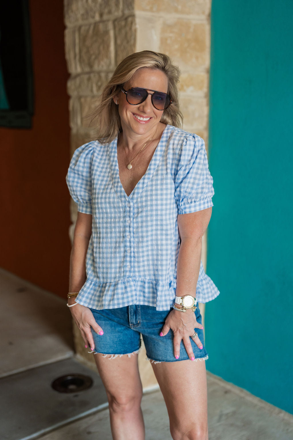 Stretch Cut Off Fray Short