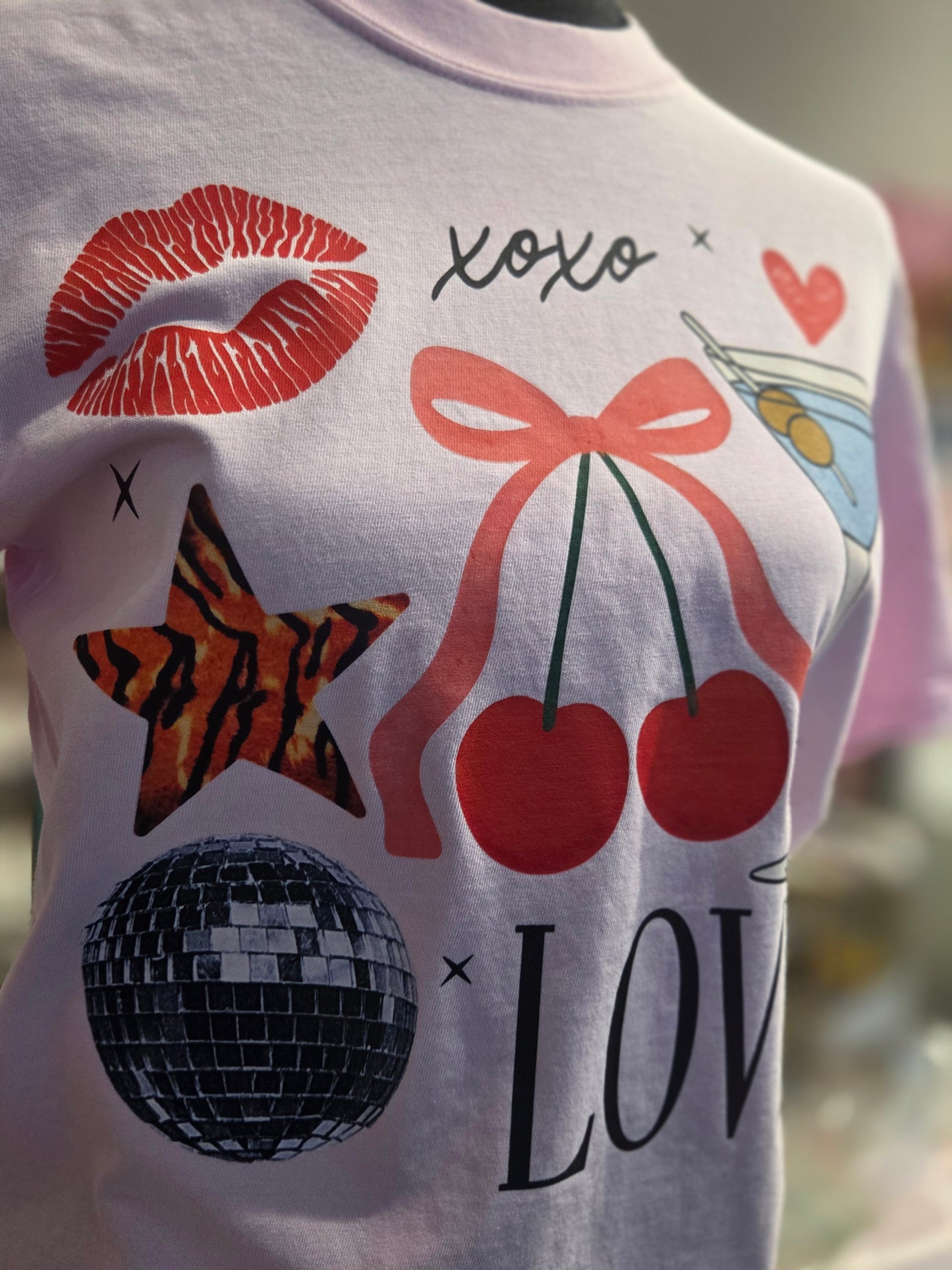 Valentines shirt martini