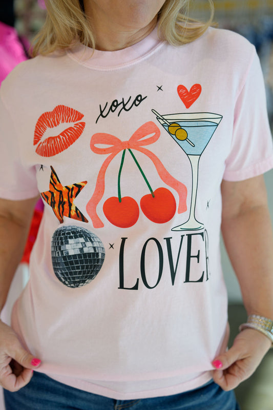 Valentines shirt martini