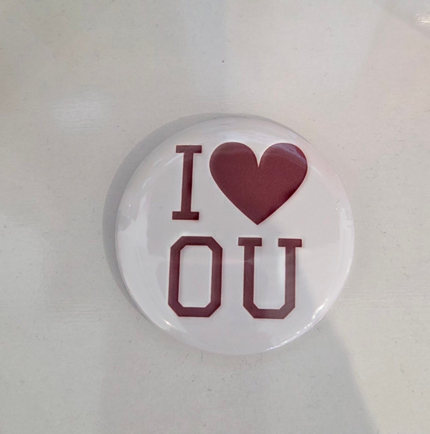 I ❤️ OU Small Button