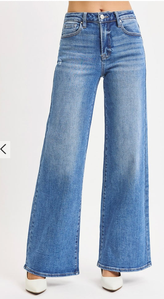 High Rise Wide Leg