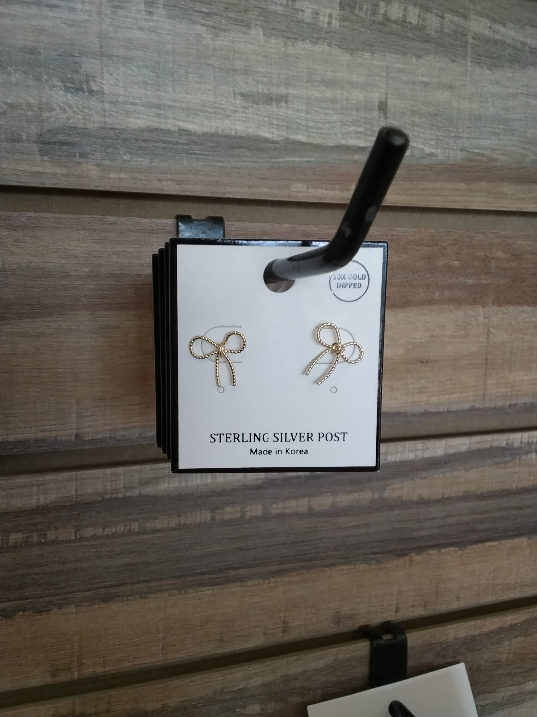 Gold Bow Earrings