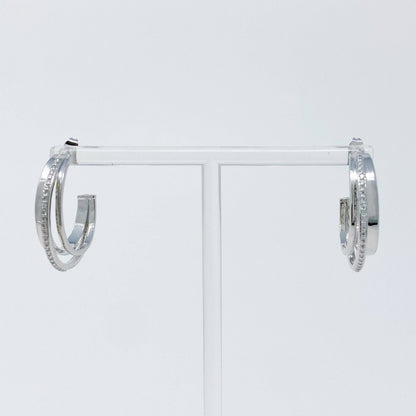Irene Dimensional Hoop Earrings