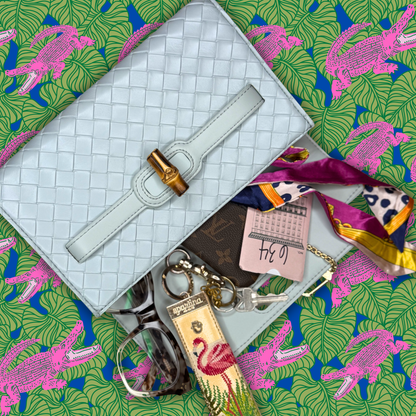 Broad Clutch-Blue