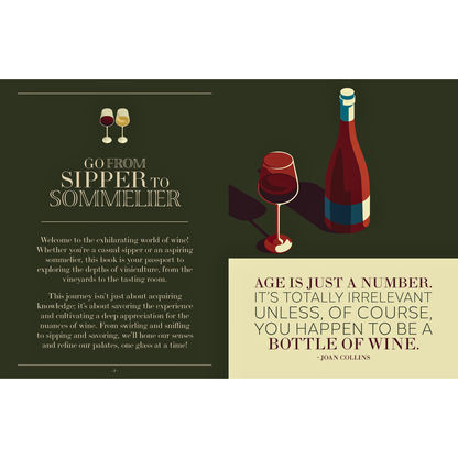 50 Wines To Try: Sipper To Sommelier Book - Wine Gifts