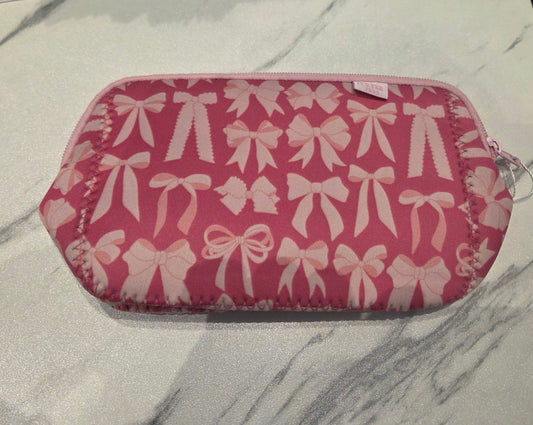 Cosmetic Bag - Pink Bow