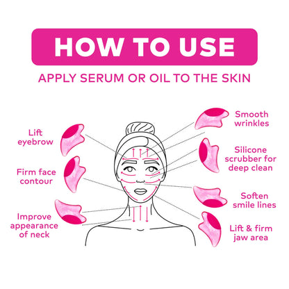 PUFF Eraser: 2n1 Gua Sha & Facial Scrubber