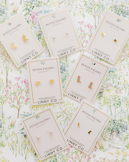 Screwback Stud Earrings - Daisy Cowgirl Boot