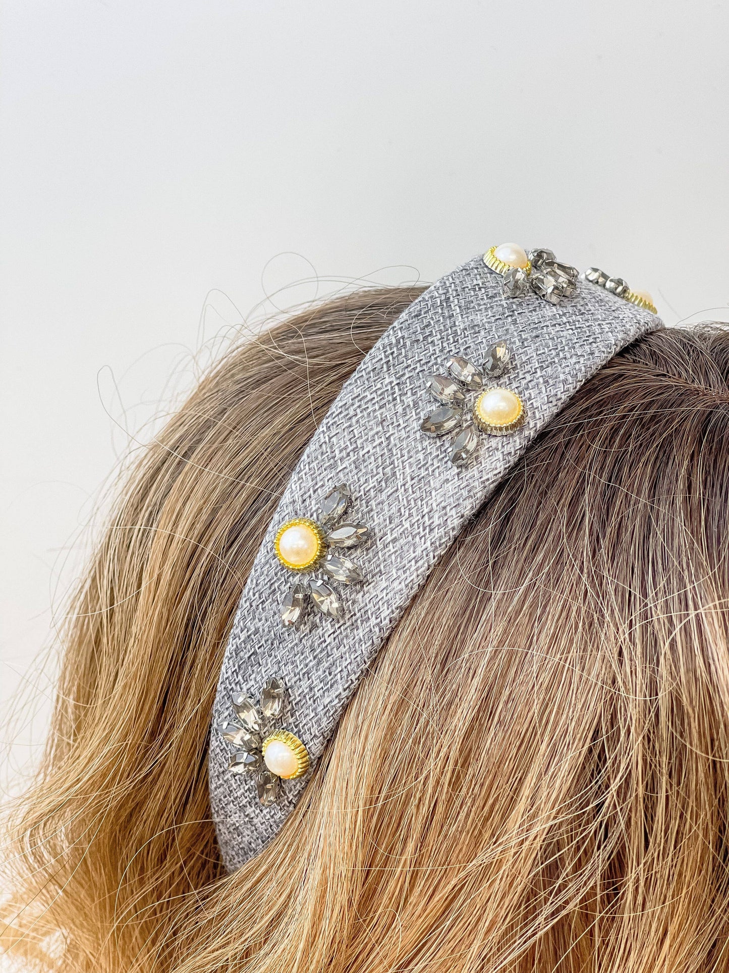 Pearl Flower Headband