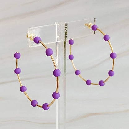 Purple Love Hoops