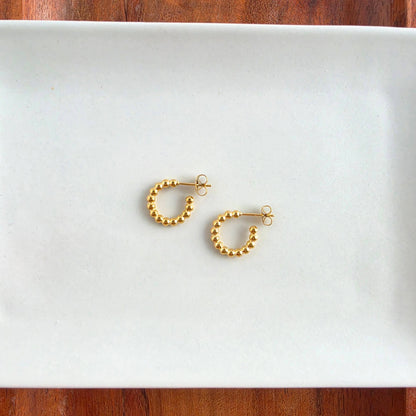 Luxe Bridget Hoops - Gold