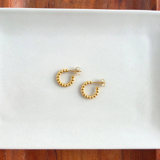 Luxe Bridget Hoops - Gold