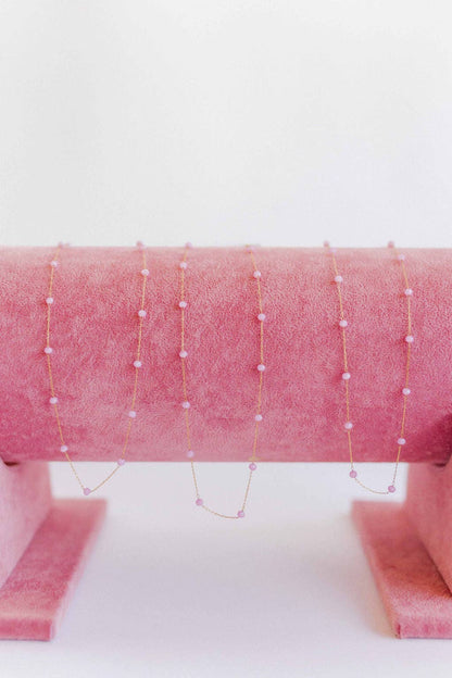 Necklace - Dabney Pink