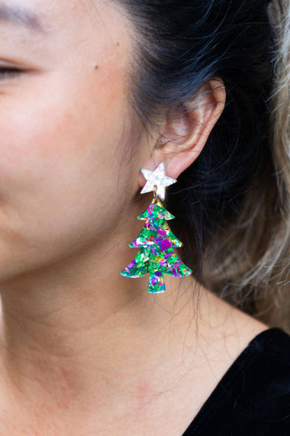 Christmas Tree Earrings