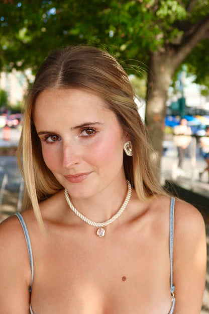 Necklace - Tailyn Rope Ivory