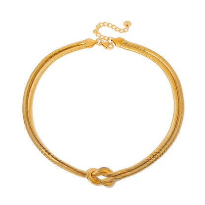 Talia Tied Knot Necklace