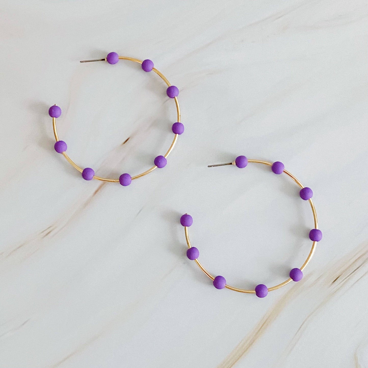 Purple Love Hoops