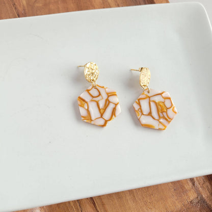 Roxy Earrings - Pumpkin Spice
