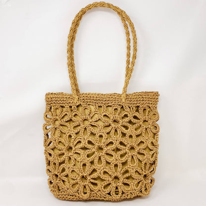 Hand Made Muted Floral Tote