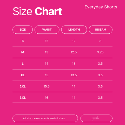 Pink Gingham Everyday Shorts