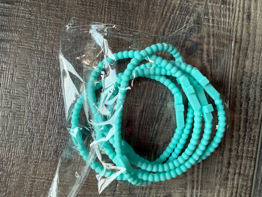 Cross Bracelet- Teal