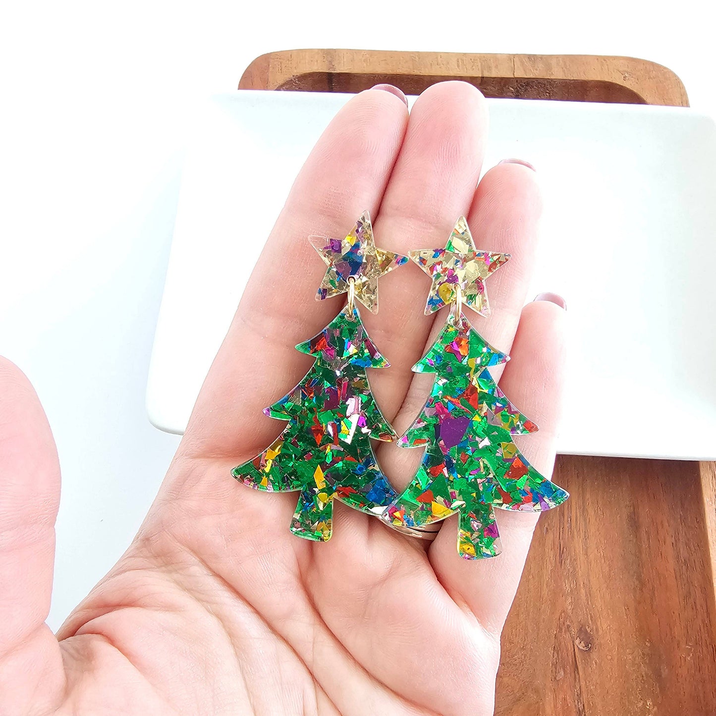 Christmas Tree Earrings