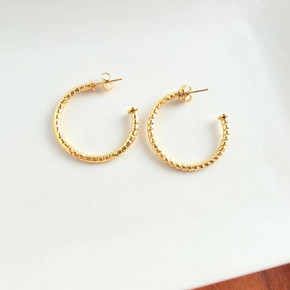 Luxe Harlow Hoops - Gold