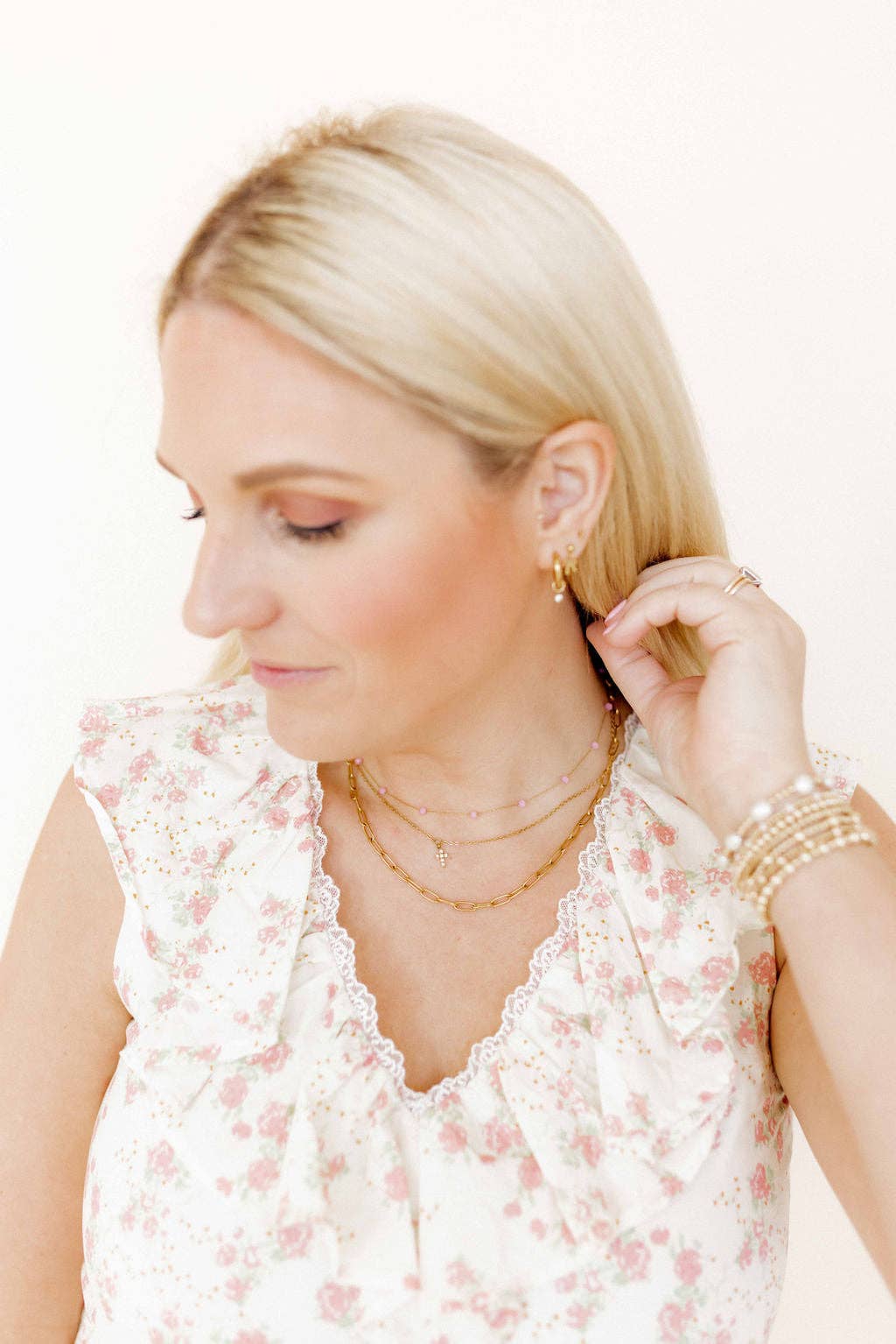 Necklace - Dabney Pink