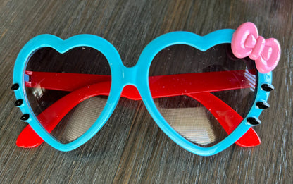 Heart Shaped Kids Sunglasses with Bow