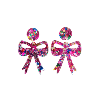 Christmas Bow Earrings