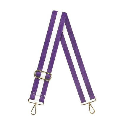 Purple Stripe Crossbody Strap