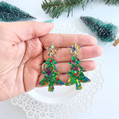 Christmas Tree Earrings