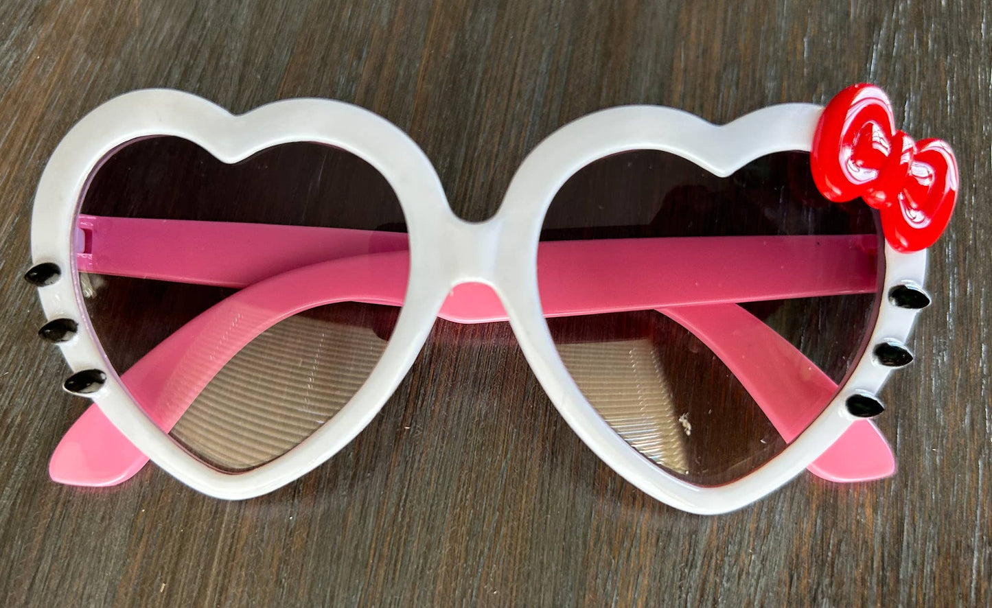 Heart Shaped Kids Sunglasses with Bow