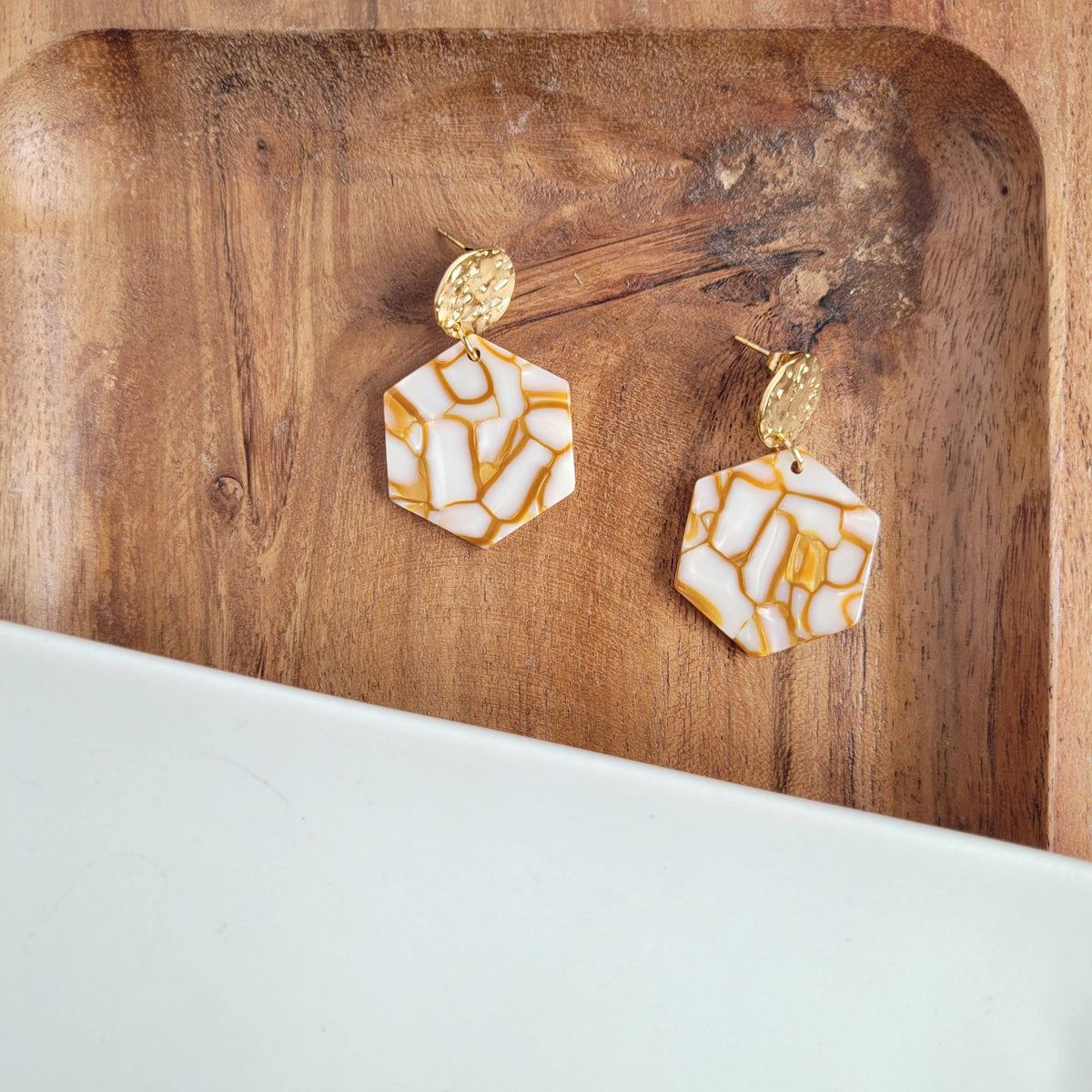 Roxy Earrings - Pumpkin Spice