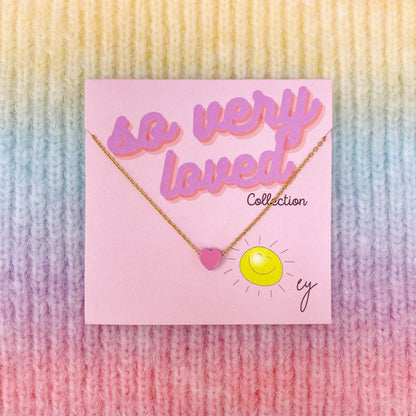 So Very Loved Heart Necklace
