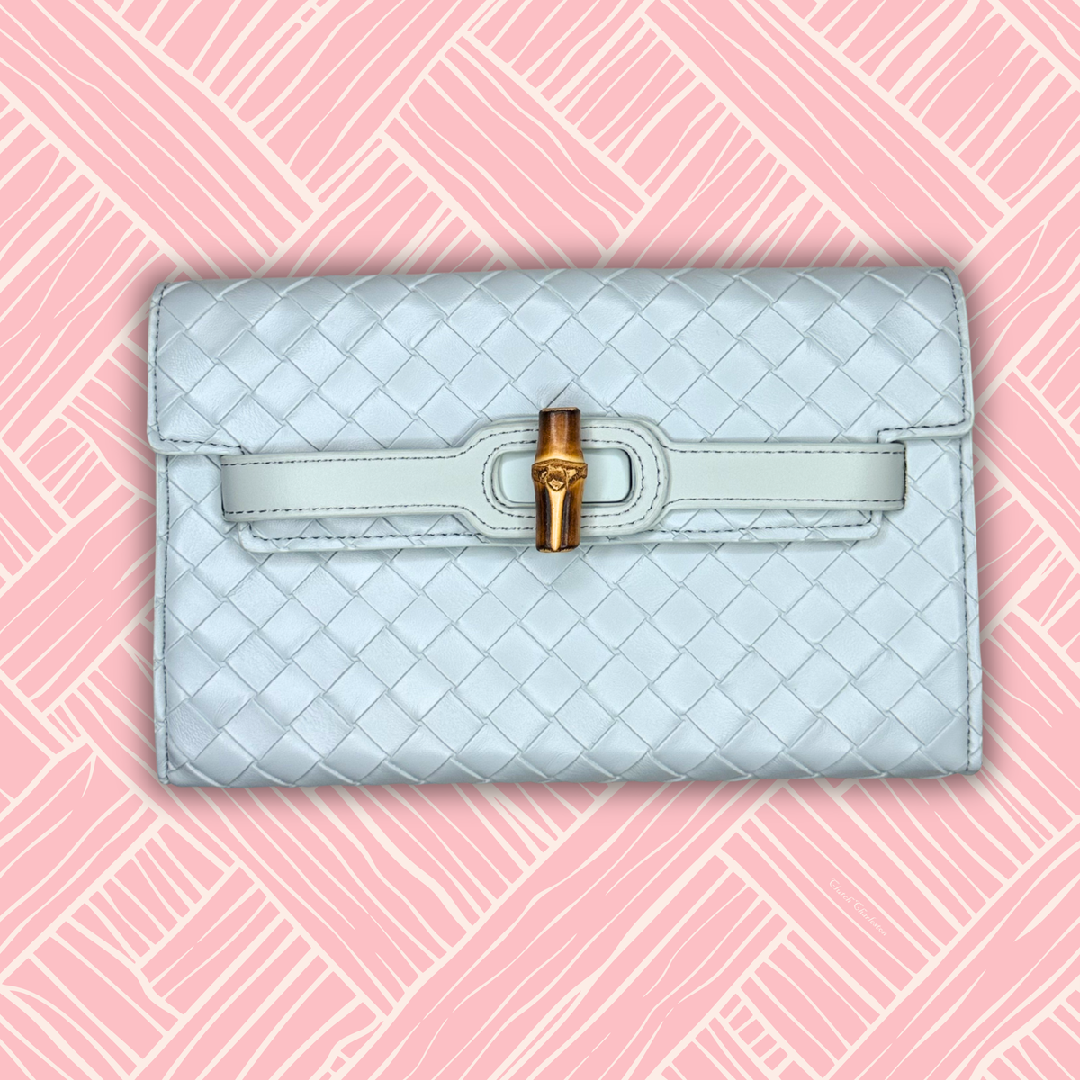 Broad Clutch-Blue
