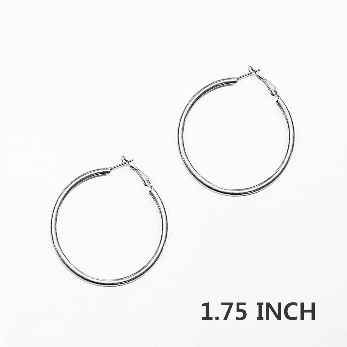 Silver Hoop Earring