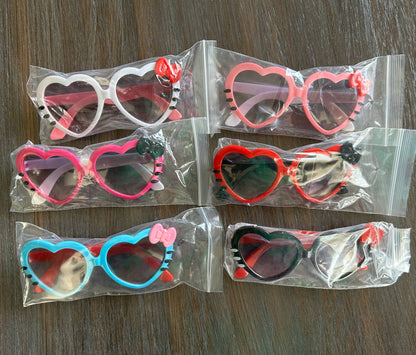 Heart Shaped Kids Sunglasses with Bow