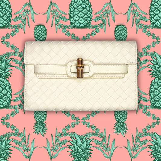 Broad Clutch-Cream