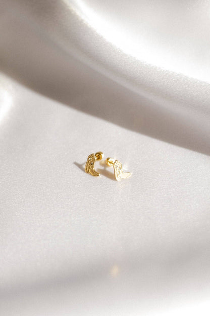 Screwback Stud Earrings - Daisy Cowgirl Boot