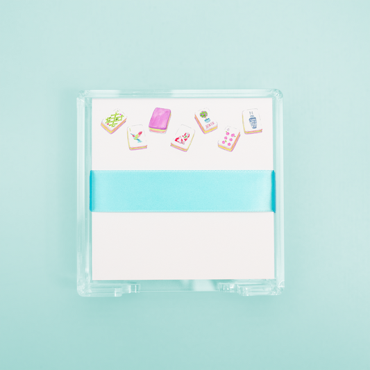 Mahjong Tiles Desk Set