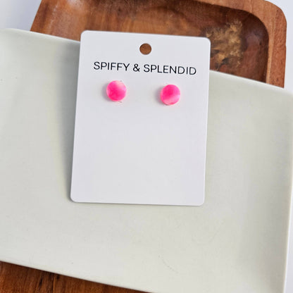 Kate Studs - Hot Pink